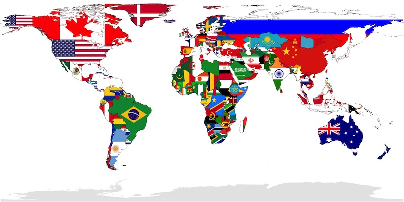 World with Flags