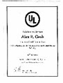 Alex Grob Certificate