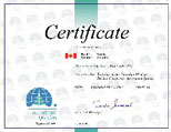 Alex Grob Certificate