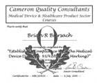 Brian Biersach Certificate