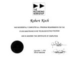 Robert Koch Certificates