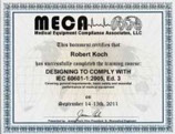 Robert Koch Certificates